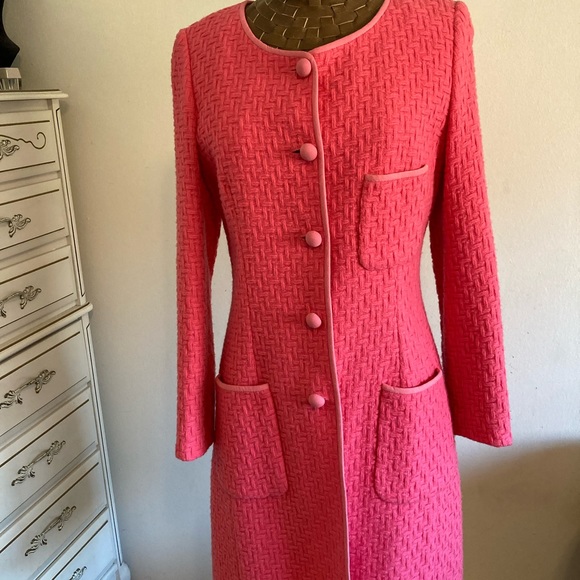 George’s Rech Vintage Pink Coat - Picture 2 of 13
